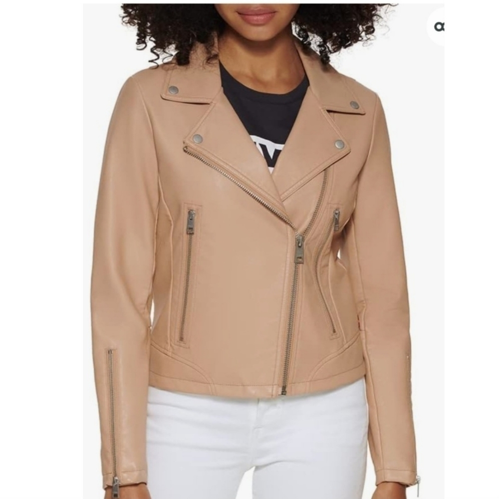 LEVI'S Women's Faux Leather Classic ‎ Motorcycle Jacket